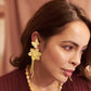 Aretes Flor de Ocobo Maxi