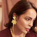 Aretes Flor de Ocobo Maxi