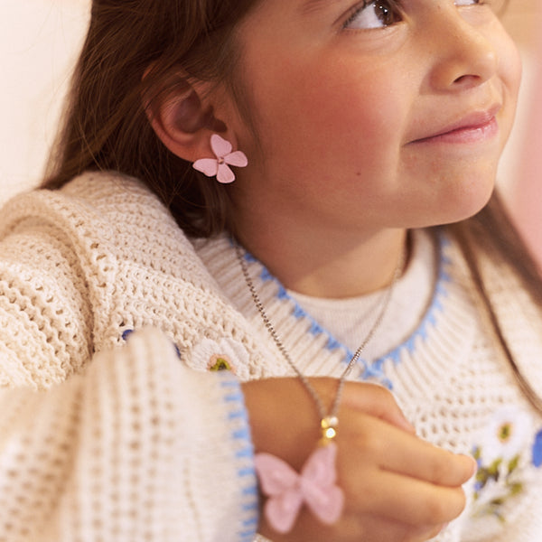 Aretes Alas en Flor Tiny