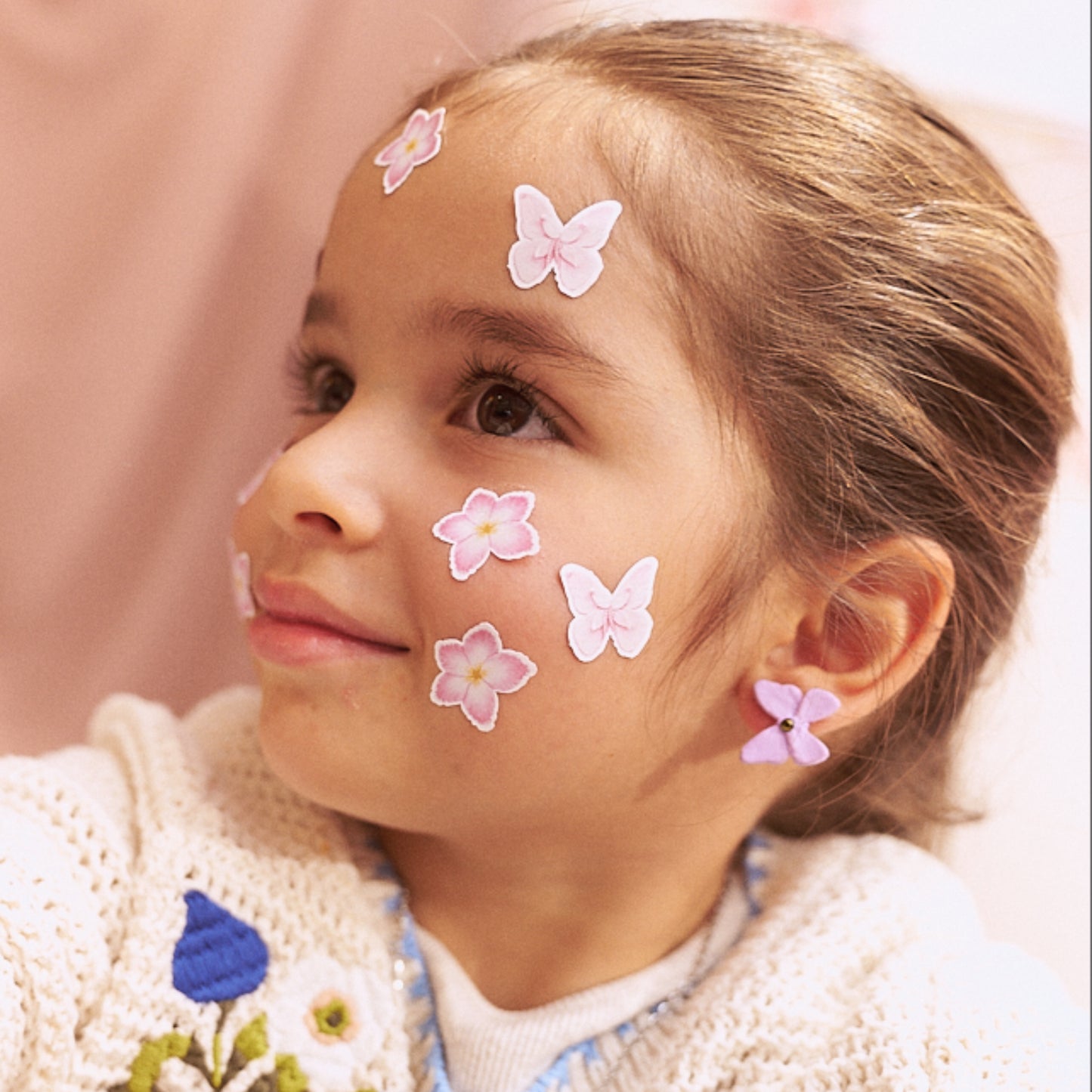 Aretes Alas en Flor Tiny