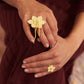 Anillo Flor de Ocobo Maxi