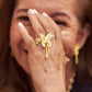 Anillo Alas en Flor mini