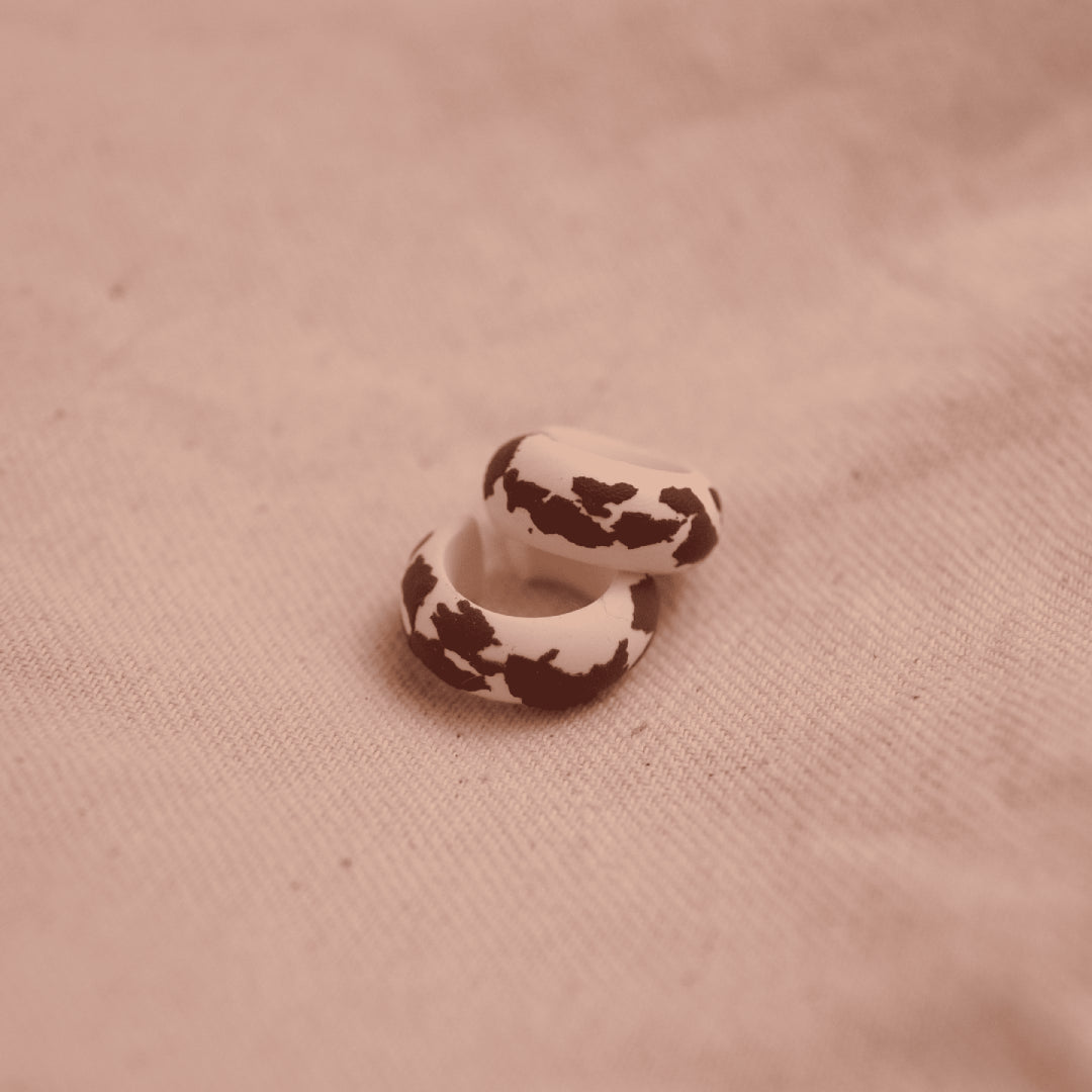 Earcuff Bold Cow Print