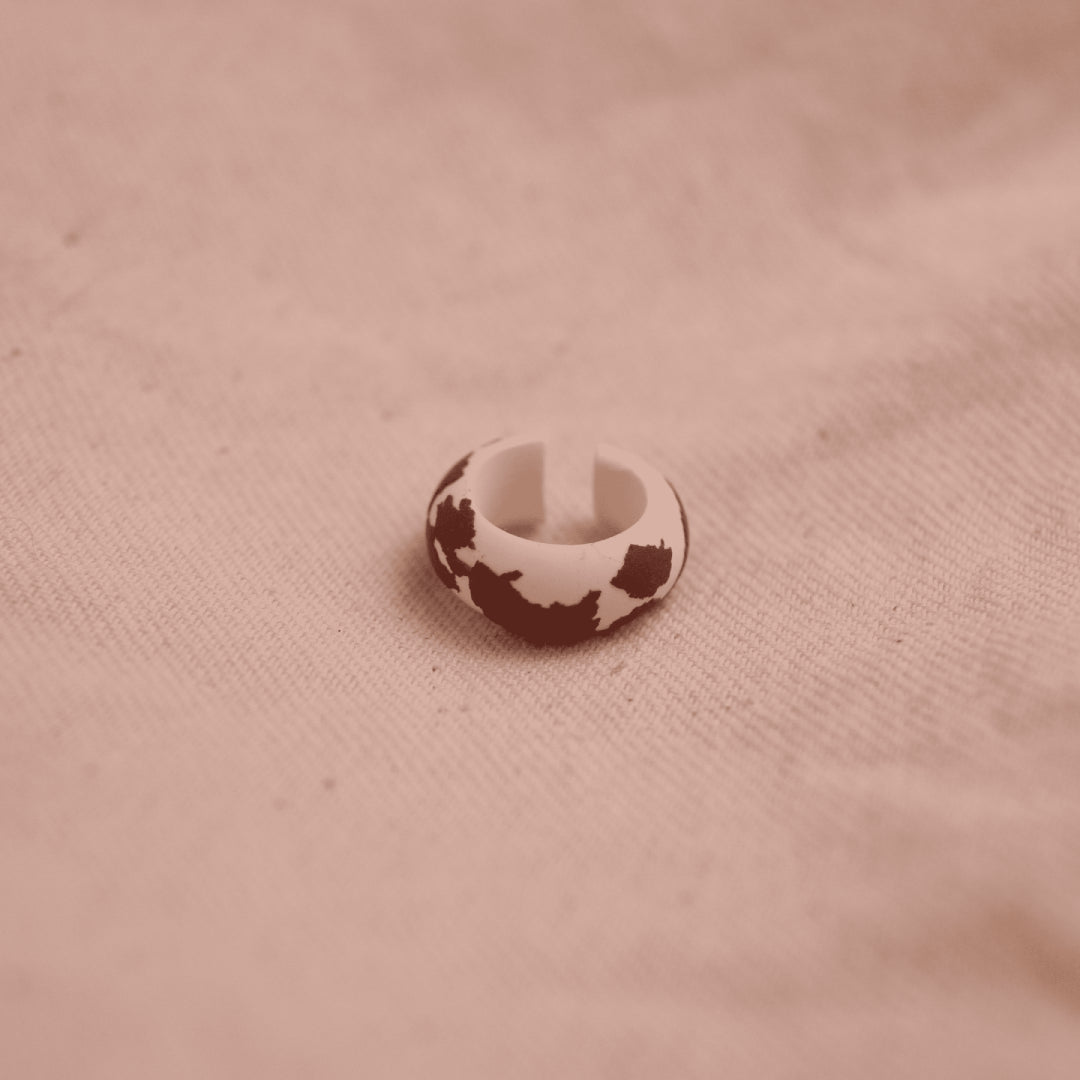 Earcuff Bold Cow Print