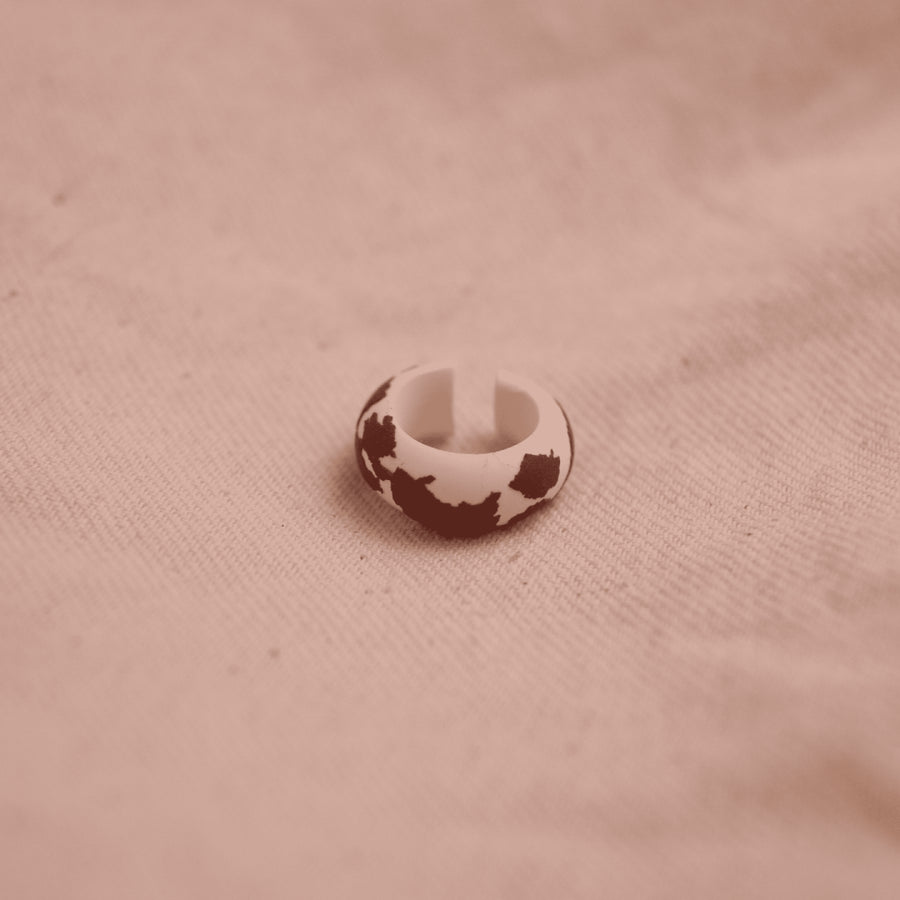 Earcuff Bold Cow Print