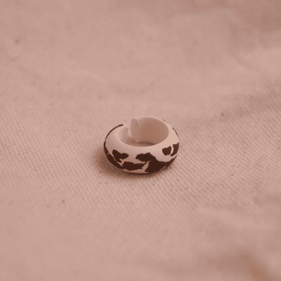Earcuff Bold Cow Print