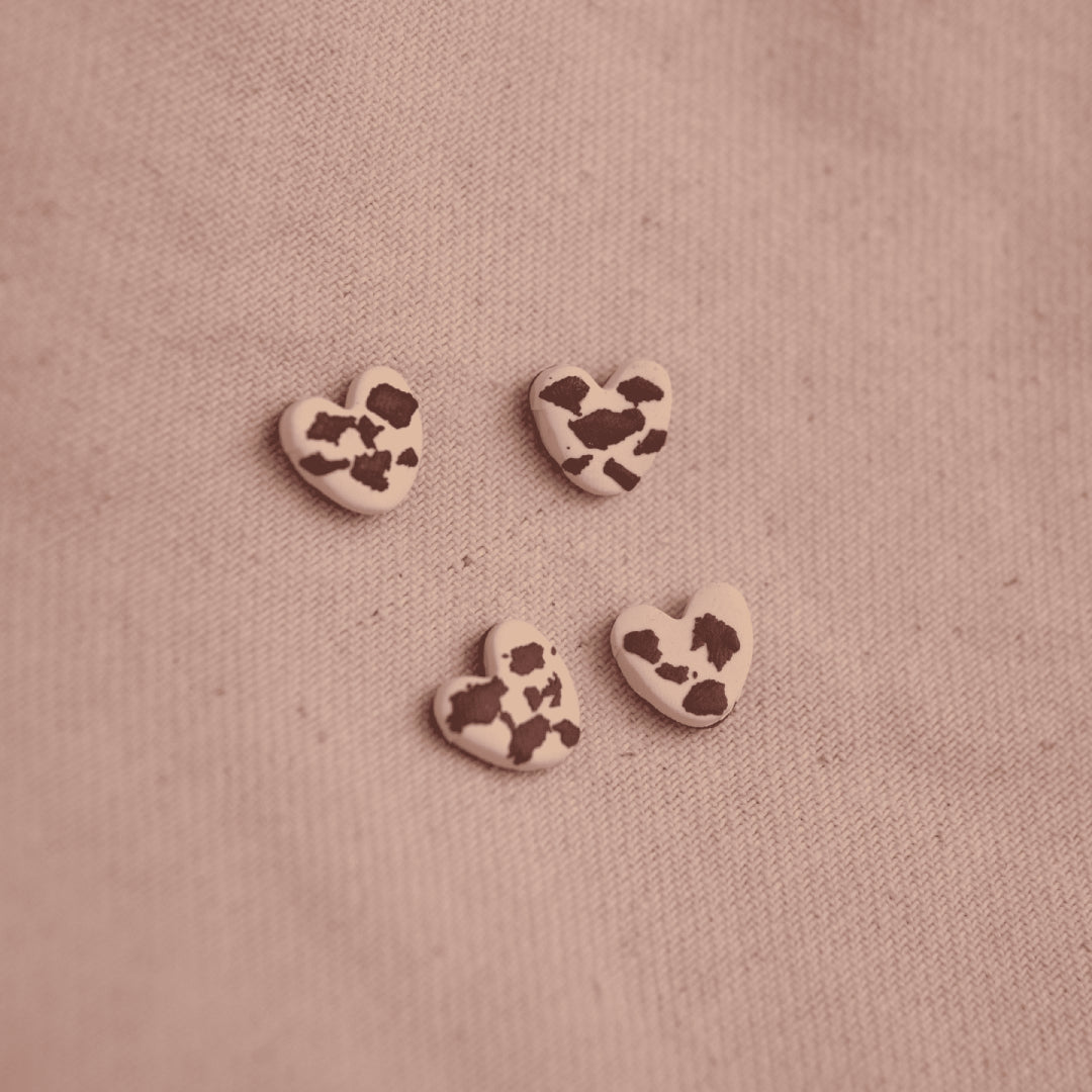 Topos Corazón Cow Print