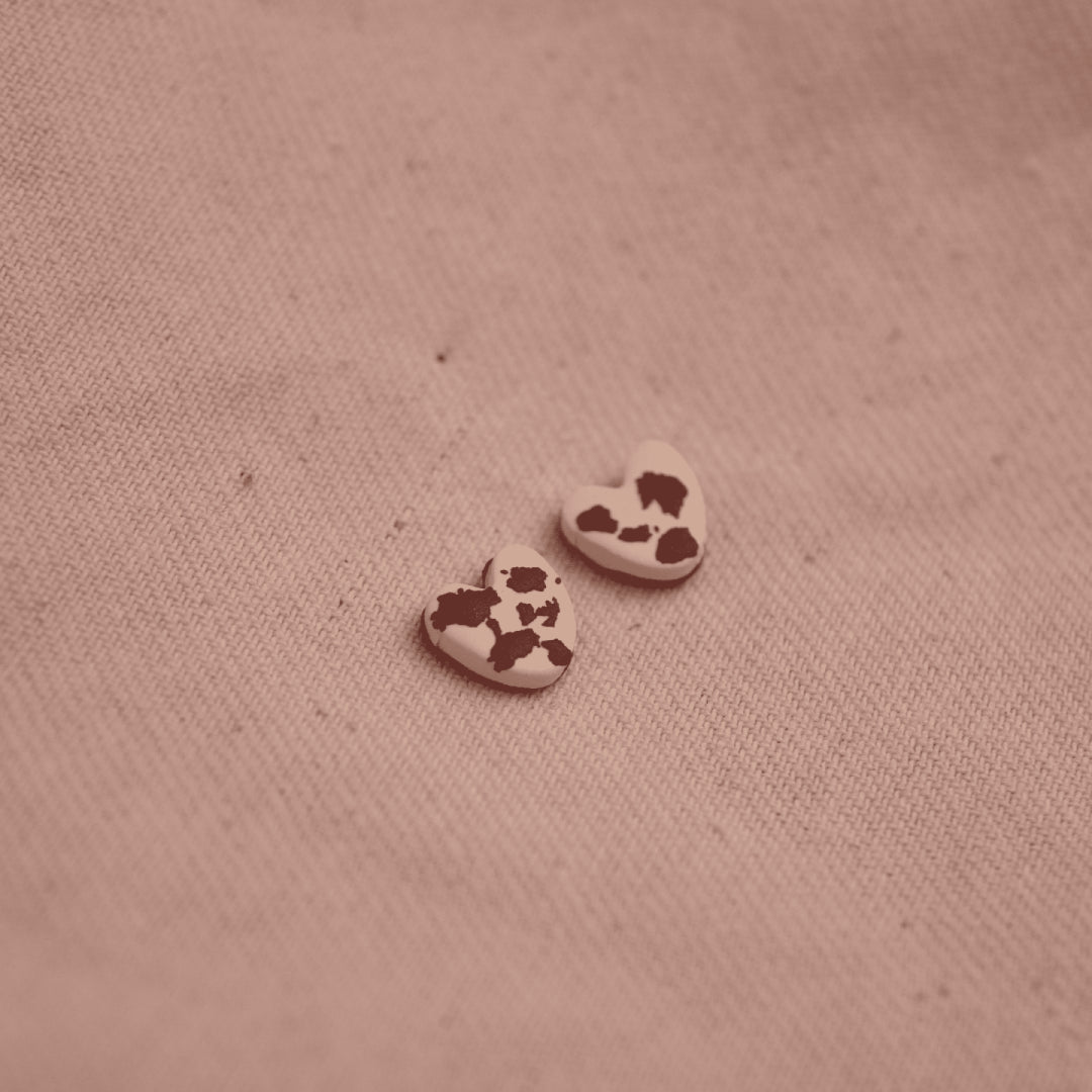 Topos Corazón Cow Print