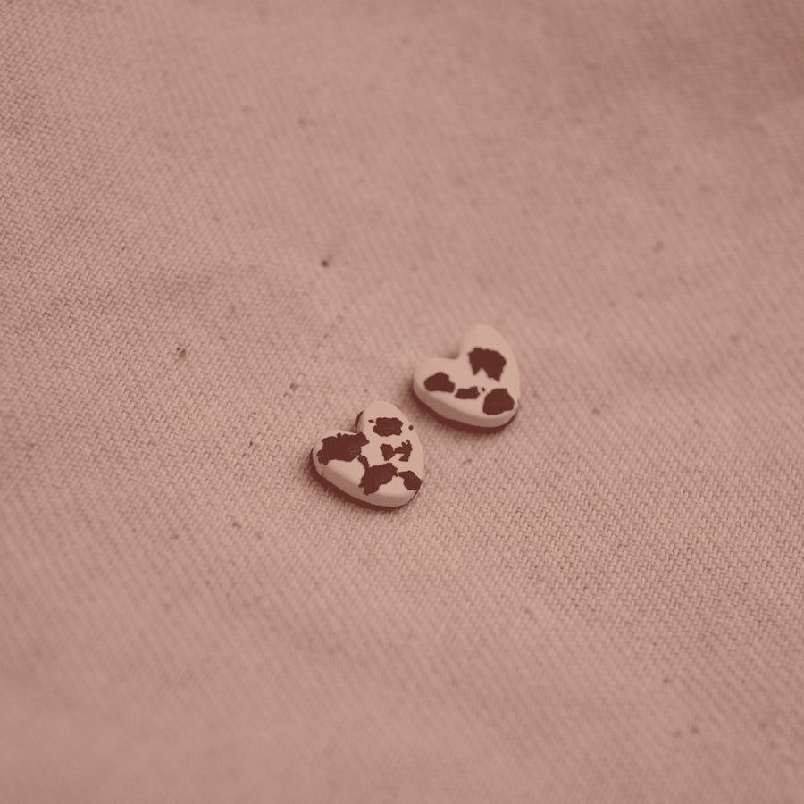 Topos Corazón Cow Print