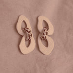 Aretes Iris Cow Print