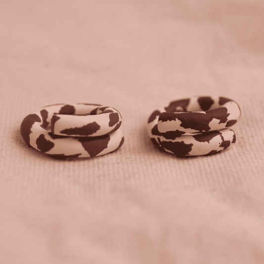 Anillo Isa Cow Print