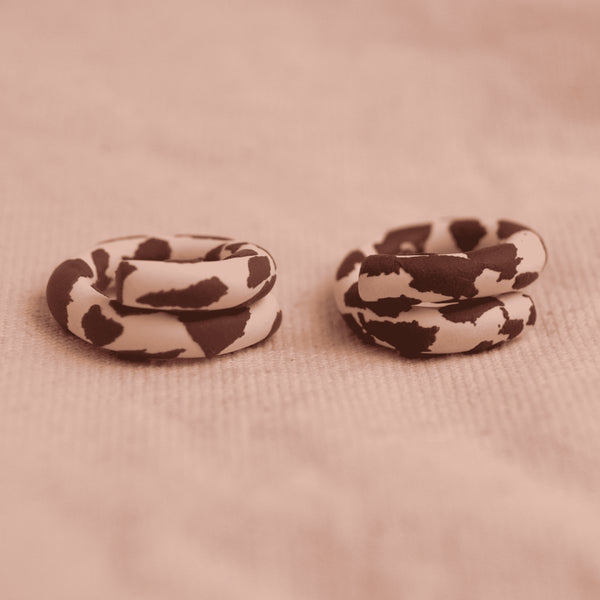 Anillo Isa Cow Print
