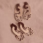 Aretes Lau Pantoja Cow Print