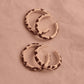 Hoops Olga Cow Print