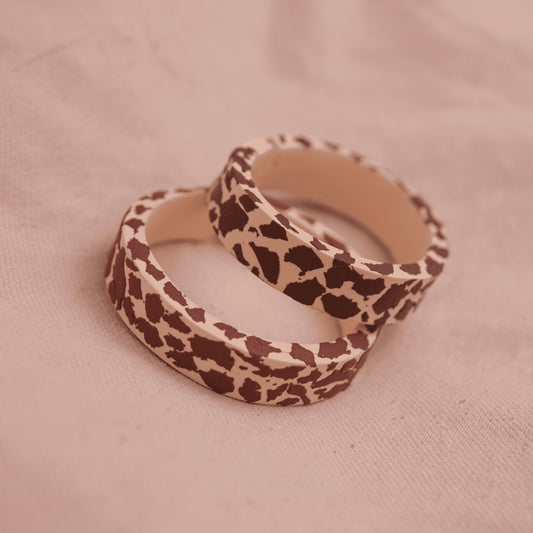 Brazalette plano Cow Print